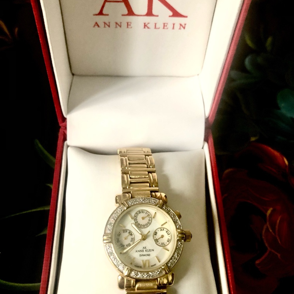 Anne Klein Diamond Watch